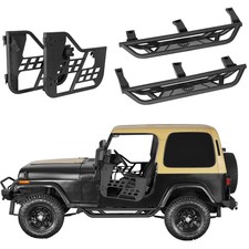Rock Crawler Tube Half Door Side Step Nerf Bar For 1987-1995 Jeep Wrangler Yj Rock Crawler Tube Half Door Side Step Nerf Bar For 1987-1995 Jeep Wrangler Yj