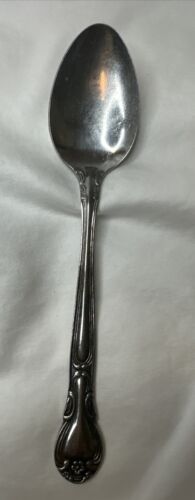 One Vintage Wallace Stainless Flatware PLATEAU 7-1/8" SOUP SPOON Japan •