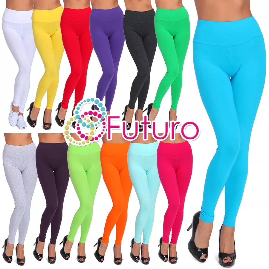 Full Length High Waist Leggings Genuine Cotton and Lycra All Sizes & Color  LWPY