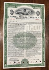 1954 General Motors Corporation 1000 - 25 lat zadłużenia należnego 1979