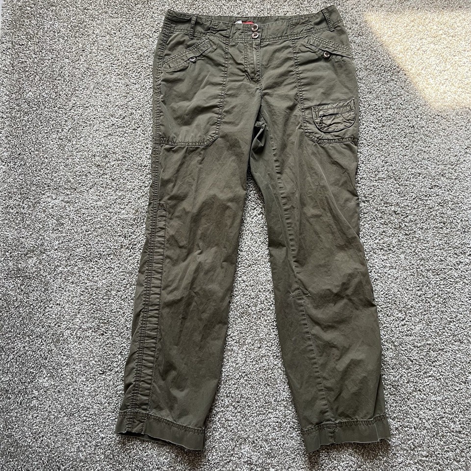 Women’s y2k Grunge Green Khaki Low Rise Cargo Pants Size 8 eBay