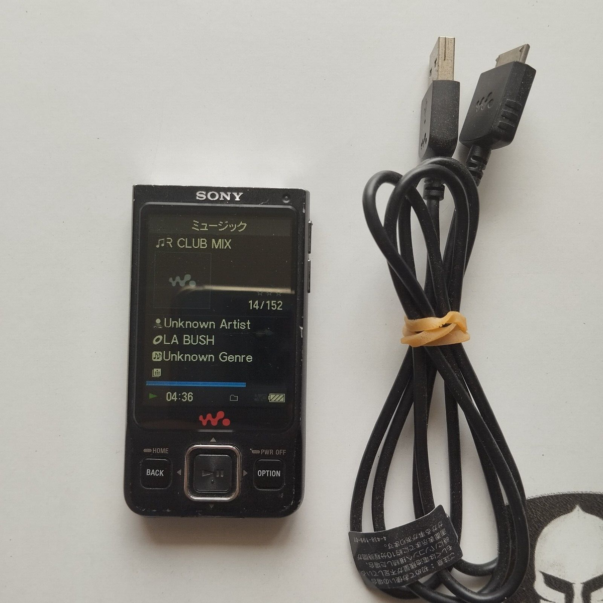 ポータブルプレーヤー SONY Walkman NW-A918 Sony Digital Player Model NW-A918 Black Used Only Japan Language