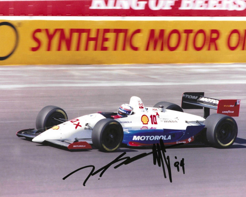 Autographed Mike Groff CART  IndyCar  Racing Photograph