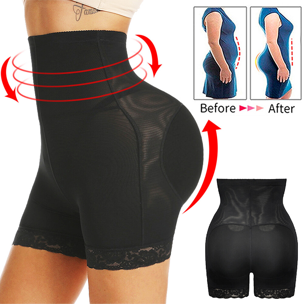 High Waist Padded Body Shaper Pants Butt Lift Big Booty Hip