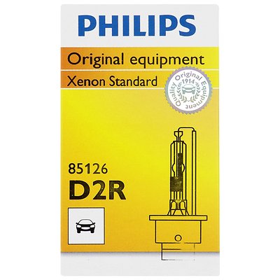 Philips Genuine D2R 85126C1 Xenon HID Upgrade Headlight Bulb, Made in ...