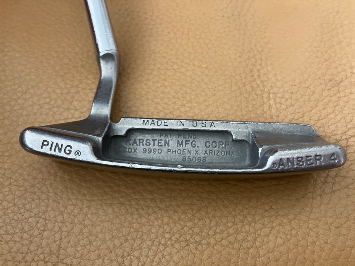 PING ANSER アンサー 4 KARSTEN 85068 パター Vintage Ping Anser 4 Putter Karsten 85068 USA Steel Original Grip