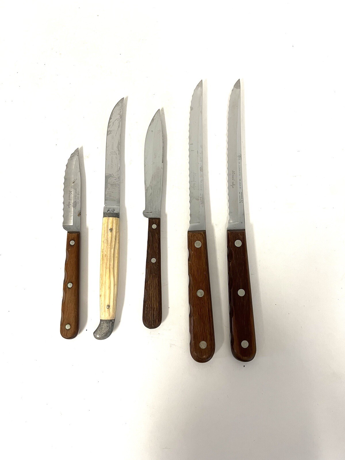 Lot of 3 Case XX Kitchen Knives Cutlery + Queen Cutlery Steak knife