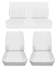 Fits 1963 Rambler American Convertible 440 Front Buckets And Rear Seat Covers Fits 1963 Rambler American Convertible 440 Front Buckets And Rear Seat Covers