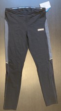 Arena Women's Gym Long Tights Color Black-asphalt Size L With Z per