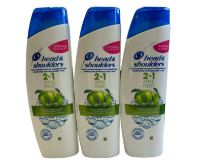 3 x Head & Shoulders Apple Fresh 2in1 Shampoo und Spülung, (3x250ml)