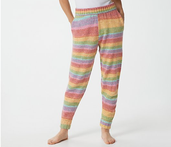 G.I.L.I. - Rainbow Sweater Pants Joggers