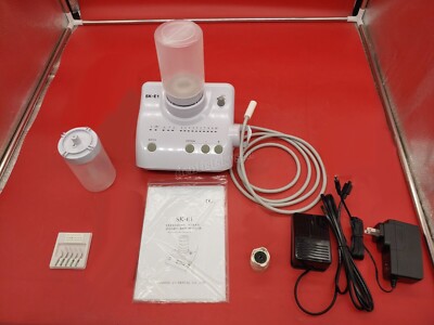 USA Cavitron Dental Ultrasonic Scaler fit EMS +Handpiece+5*Tips+2*Bottles US-E1
