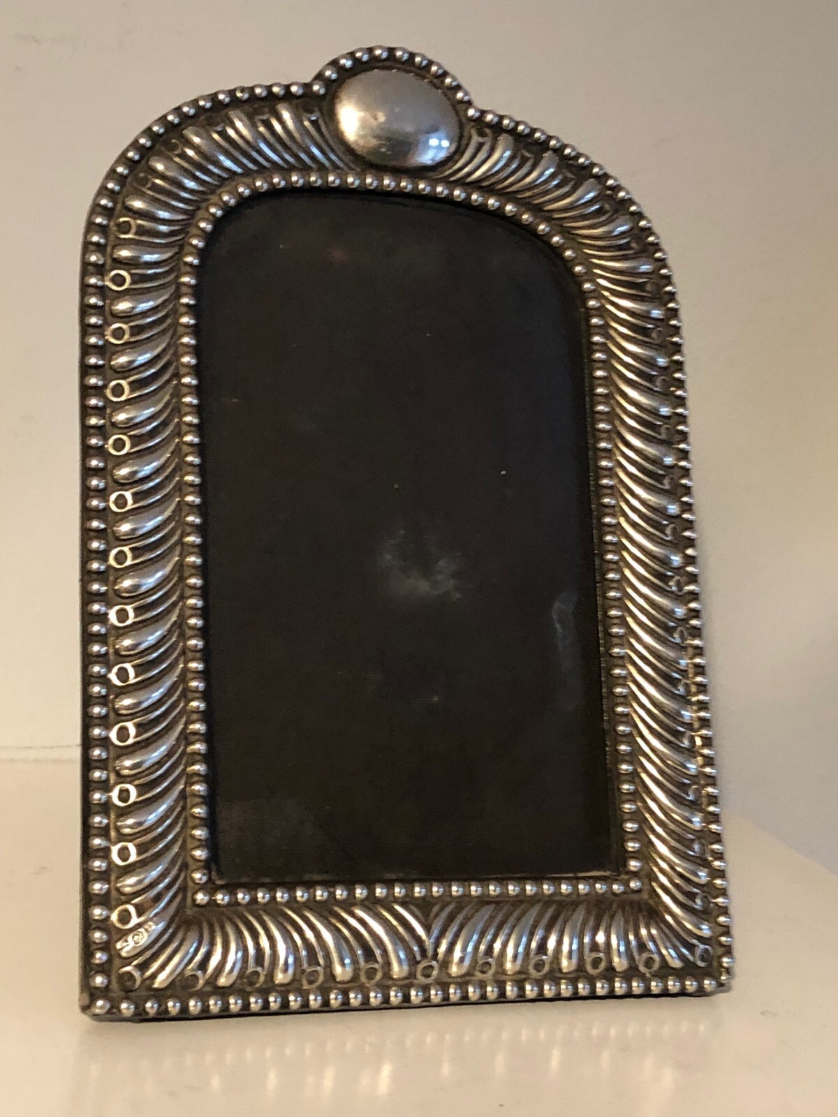 BEAUTIFUL DOME TOP ANTIQUE YEAR 1898 LARGE 7.75" HALLMARKED SILVER