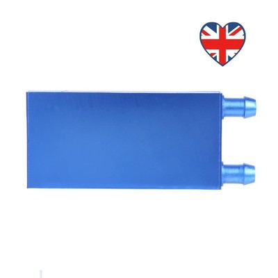80x40x12mm Aluminium CPU Grafikkarte Festplatte Wasserkühlung Waterblock