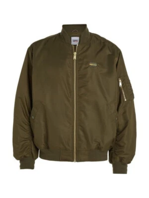 Tommy Jeans TJM Authentic Army Bomber Jacket Herren Jacke Relaxed Logo Oliv Grün - Bild 1 von 2