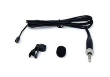 Lavalier Lapel Omnidirectional Microphone for Sennheiser Body-Packs Black