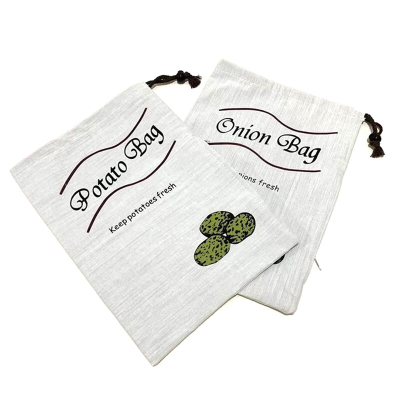 4PCS Potato Storage for Pantry I Potato and Onion Storage Bags with