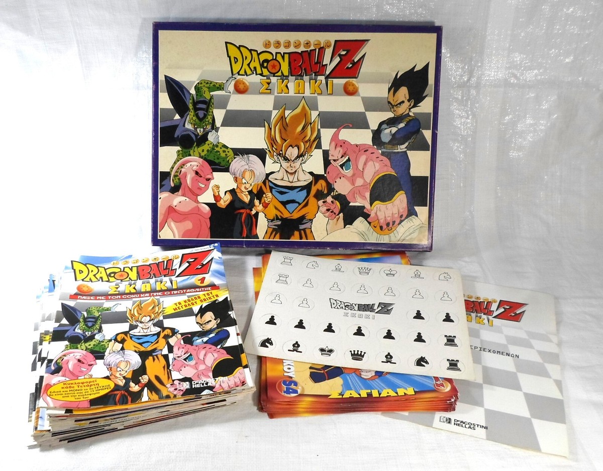 DeAGOSTINI 2002 DRAGON BALL Z CHESS 99% COMPLETE SET BOXED w