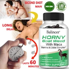 Horney Goat Weed Capsules for Men and Women - Stamina and Stamina