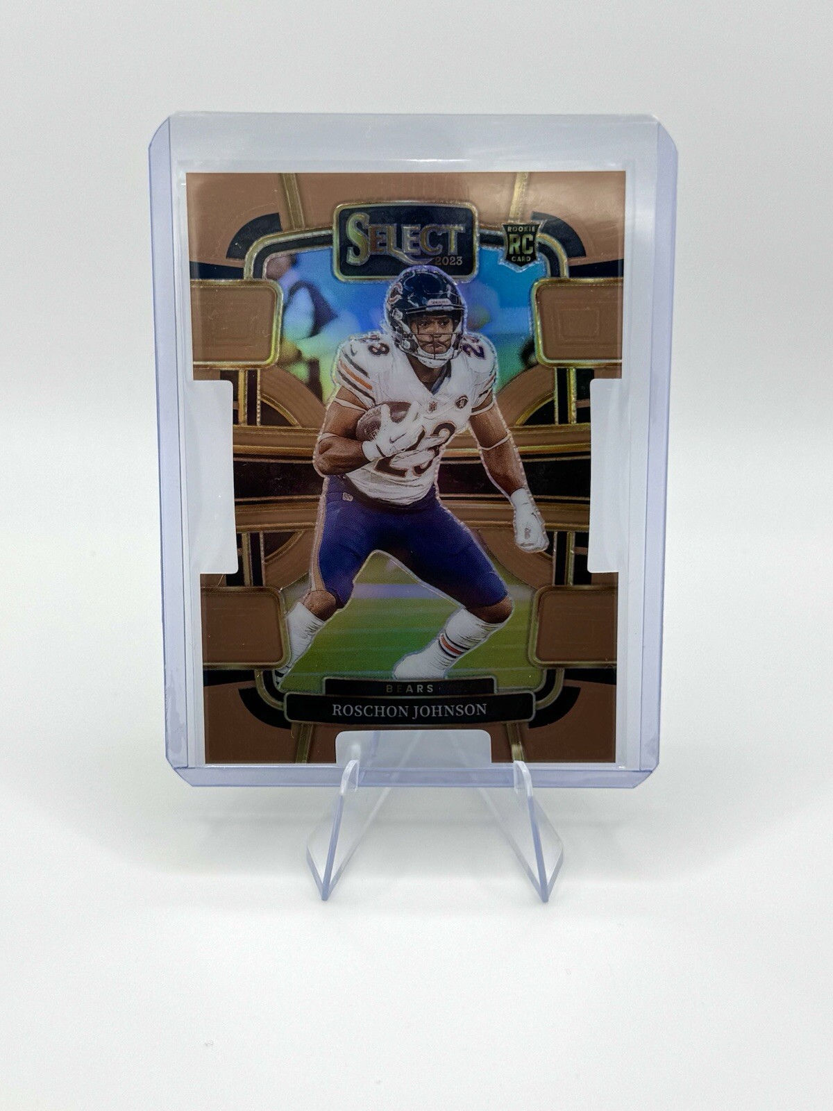 2023 Panini Select Roschon Johnson Concourse Copper Die-Cut /299 Bears RC #19