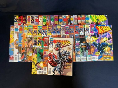 X-Man (1995) #1-75, 2 Ann, Minus 1 issue; (miss #6, 9, 11, 13-15, 73); 71 comics
