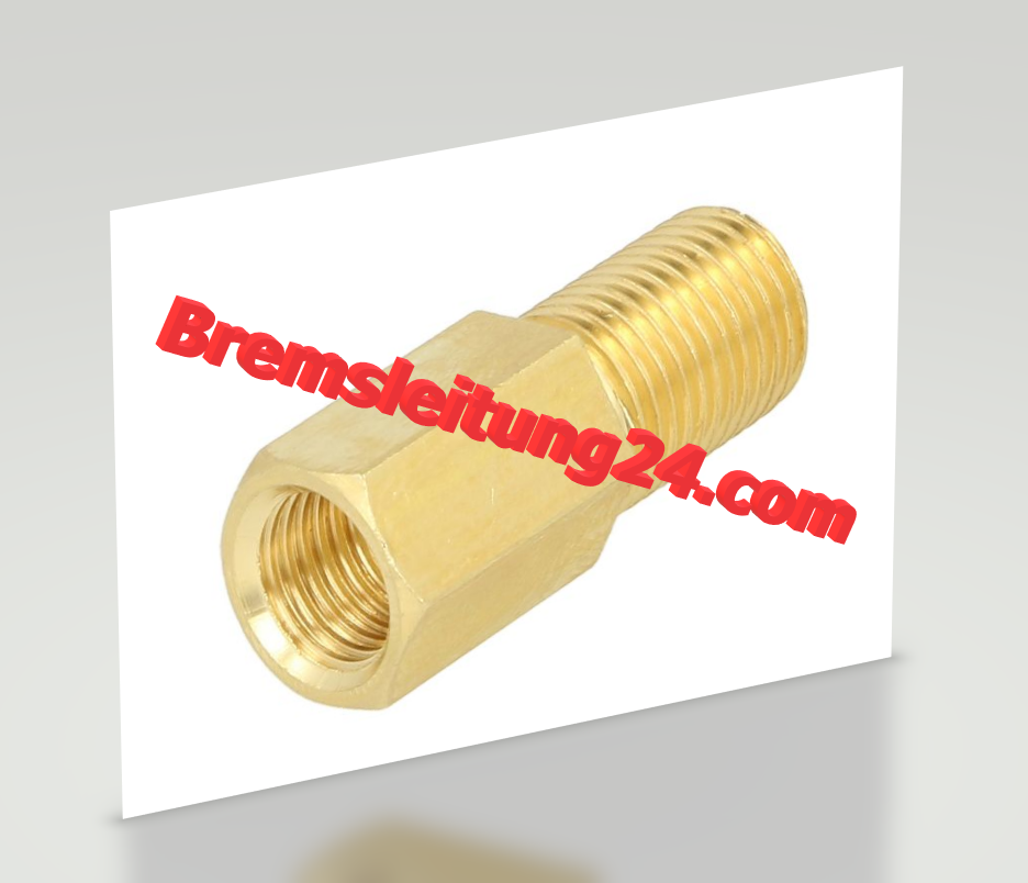 Bremsleitungsadapter Adapter Bremsleitung M10 x 1 auf M12 x 1 