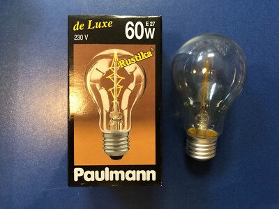 PAULMANN RUSTIKA de LUXE E27 60W Glühlampe ähnl Kohlefadenlampe  548.60