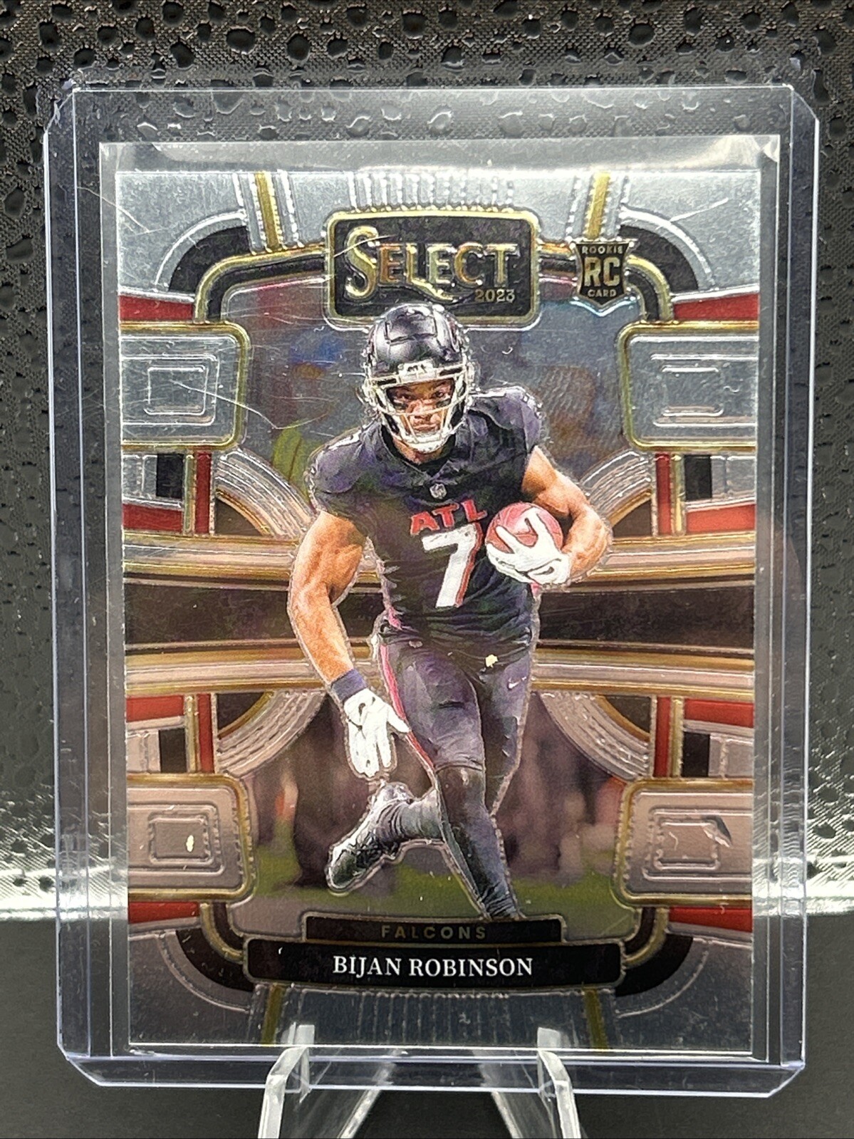 Bijan Robinson Rookie 2023 Panini Select Concourse Level Silver #4 Falcons RC