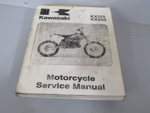 2003 KAWASAKI KX125 KX250 OEM SERVICE MANUAL 99924-1298-01