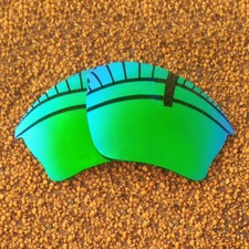 Polarized Lenses Replacement for-OAKLEY Half Jacket XLJ - Green Mirror