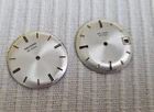 Vintage set of 2 Swiss Record deluxe watch dials, round, mechanical watches