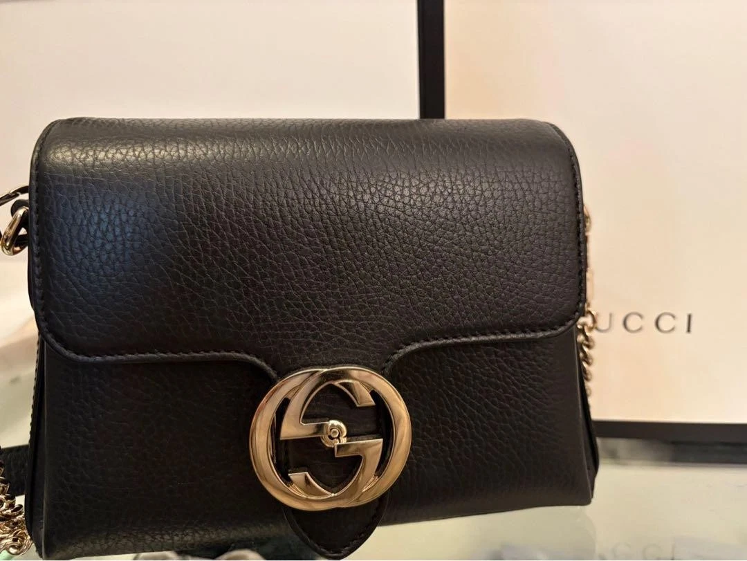 �️ [GUCCI] Sac à bandoulière Gucci imbriqué G #PG7I9I