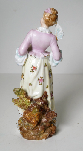 Triebner, ENS & Eckert 1880 Fine Bisque German Porcelain Figures Court Couple - Picture 18 of 23
