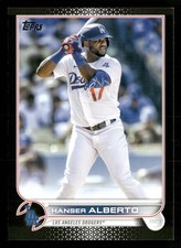 Hanser Alberto Los Angeles Dodgers 2022 Topps Update Black #US196 SN /71