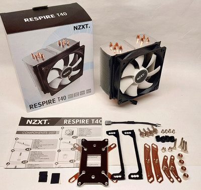 NZXT Respire T40 Intel/AMD Heat Pipe CPU Tower Cooler Heatsink HSF