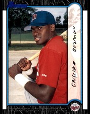 Cristian Guzman 1999 Bowman #143 Twins MLB READ FREE SHIPPING AutographDen