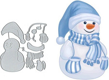 Christmas Snowman Metal Cutting Die Cuts, 2021 New Christmas Snowman Decoration