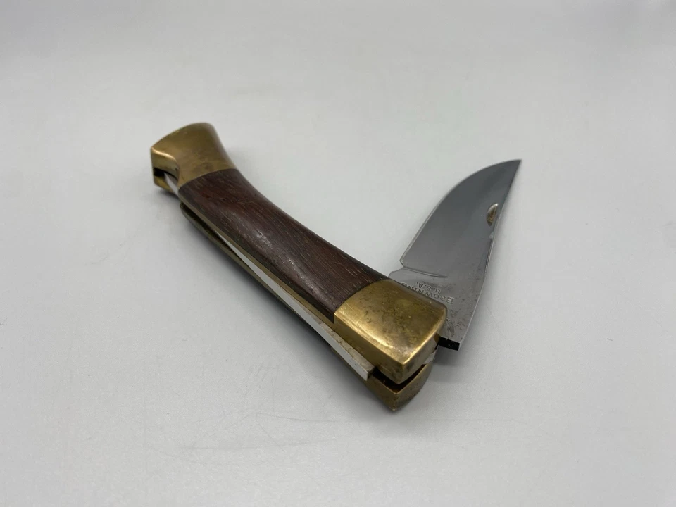 Vintage 1980's BROWNING USA Fold Out Knife - 3” Blade 9” Folding Knife - Image 3 of 4