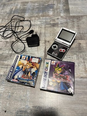Nintendo Game Boy Advance SP NES Edition Handheld-konsole + 2 Spiele & Ladekabel