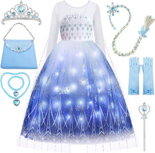 Princess Dresses for Girls Light up Princess Costume for Little Girls Christmas