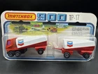 1973 Matchbox Lesney 900 TP-17 CHEVRON FREEWAY GAS TANKER TRAILER #63 superfast