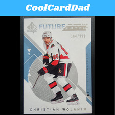 Christian Wolanin 2018-19 UD SP Authentic Future Watch #181 RC /999