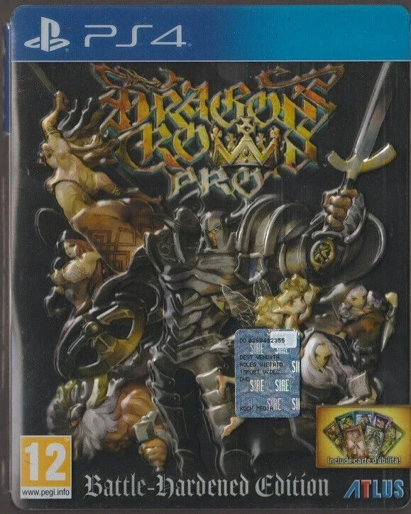 GIOCO PS4 PLAYSTATION 4 DRAGON'S CROOWN PRO BATTLE-HARDENED EDITION STEEL BOOK, foto 1 di 5