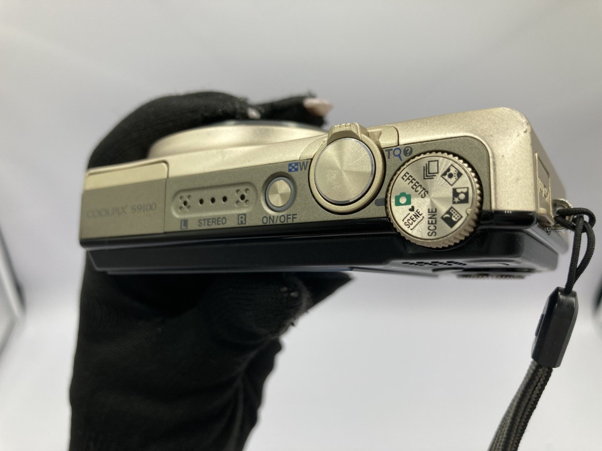 Excellent Nikon COOLPIX S9100 12.1MP Digital Camera - gold B209 | eBay