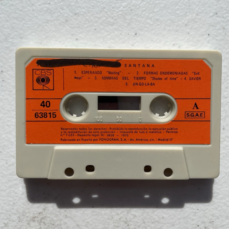 Tape Cassette Santana 1970 - Image 4 of 4