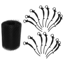 Ground Gutter Cover Guttering Leaf Guard Rain Spouts Protector Guards Mesh