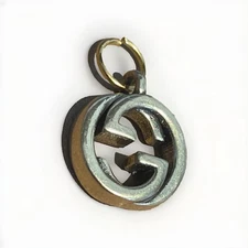Gucci GG Zipper Pull Charm Gold  Small 12mm