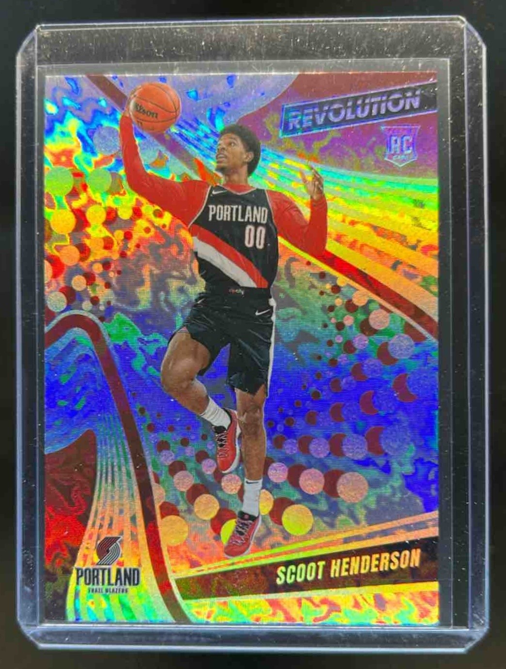 2023-24 Panini Revolution Scoot Henderson RC Avalanche Rookie #109 Trail Blazers