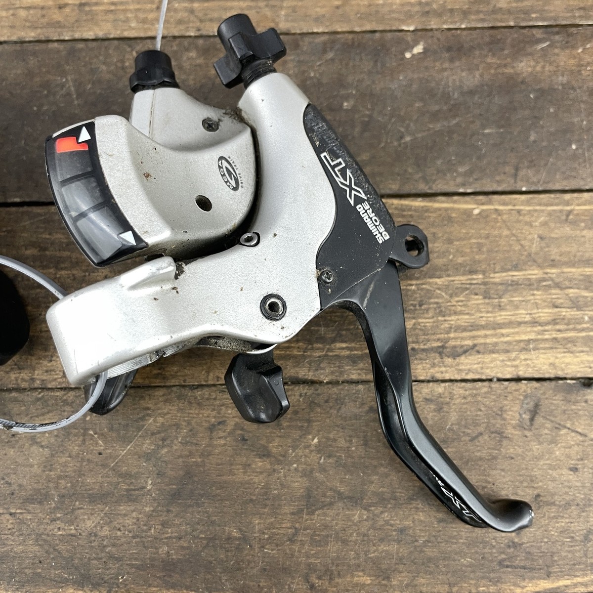 Vintage Shimano Deore XT ST-M750 Shifter Brake Lever Set Japan 3x9