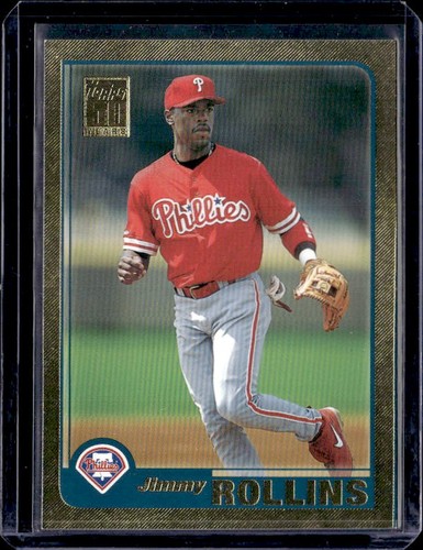Jimmy Rollins [Gold] #T66 2001 Topps Traded card